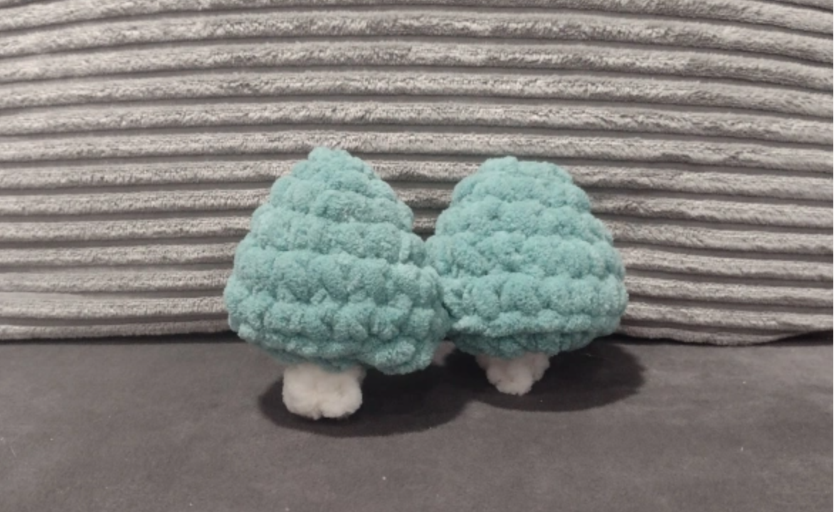 Crochet misty mushroom